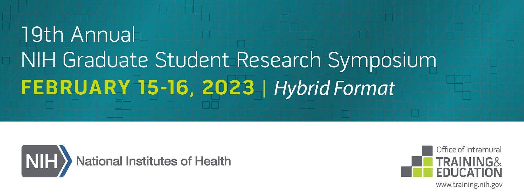 19th Annual NIH Graduate Student Research Symposium