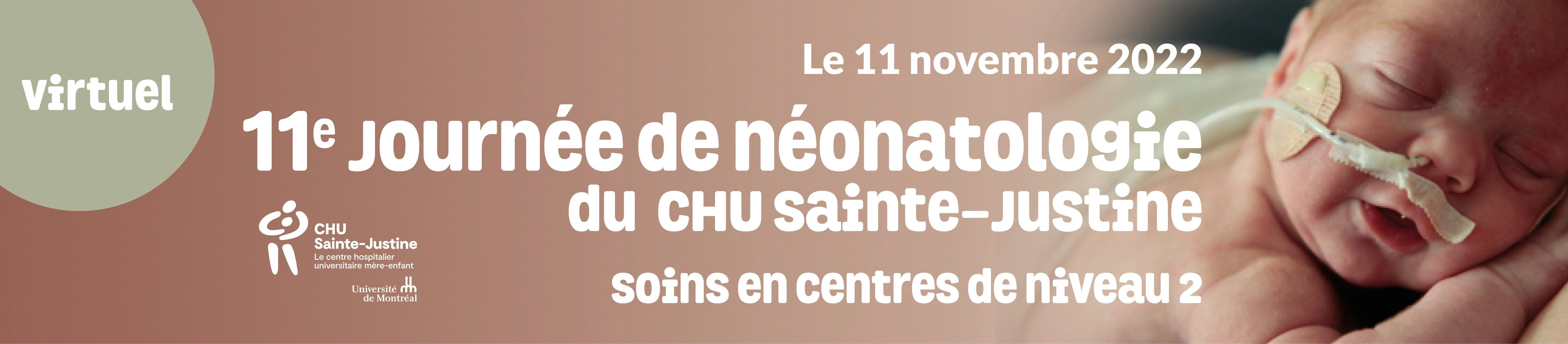 11e Journée de néonatologie du CHU SainteJustine